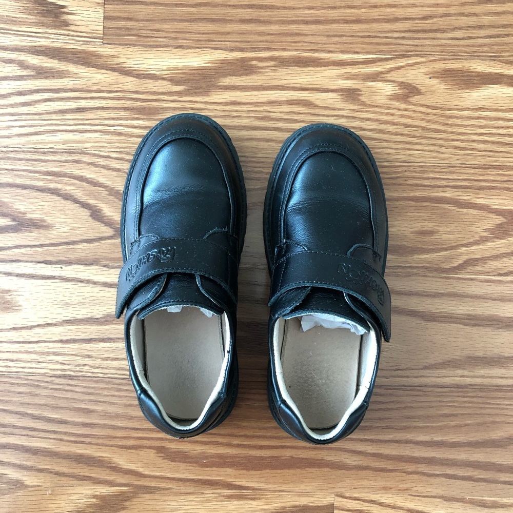 Boys Dress Shoes in Black Leather